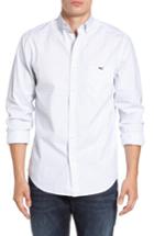 Men's Vineyard Vines Navy Beach Classic Fit Check Sport Shirt - Blue