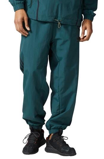 Men's Adidas Originals Taped Wind Pants, Size - Green