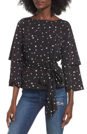Women's J.o.a. Ruffle Sleeve Top