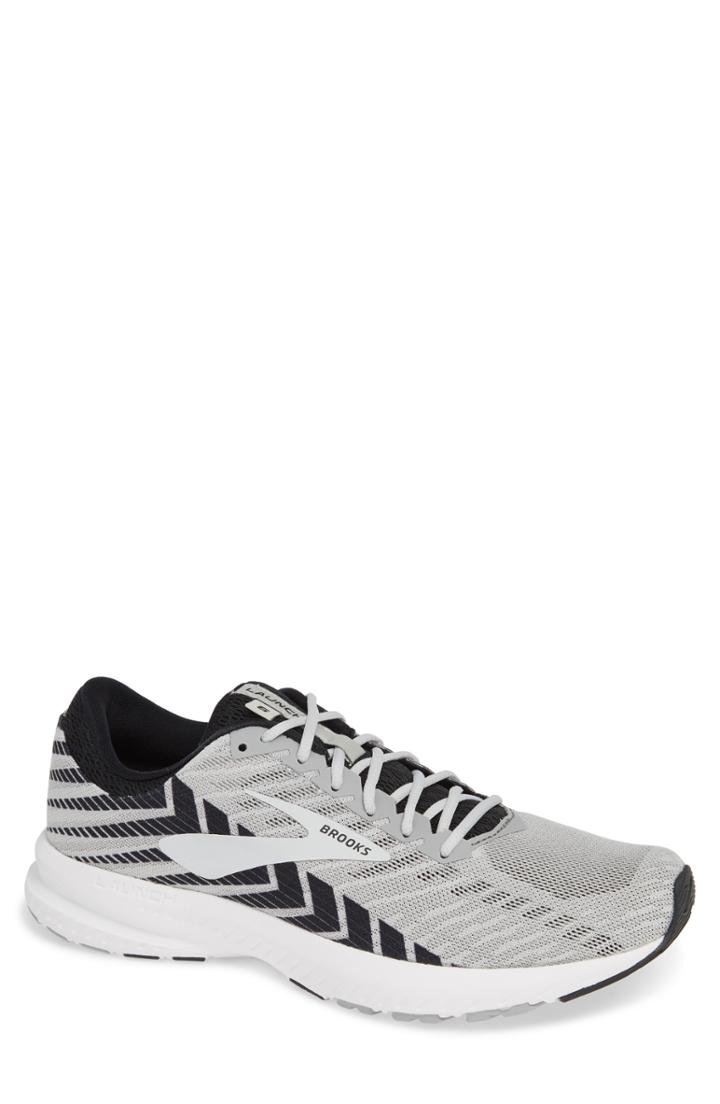 Men's Brooks Launch 6 Running Shoe D - Grey