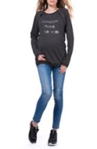 Women's Seraphine 'jude' Graphic Maternity/nursing Sweatshirt