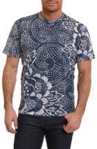 Men's Robert Graham Batik Graphic T-shirt, Size - Blue