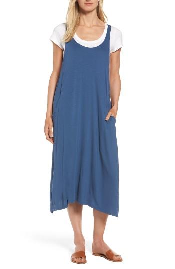 Women's Eileen Fisher Jersey Jumper, Size - Blue