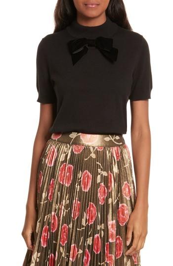 Women's Kate Spade New York Velvet Bow Sweater