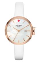 Women's Kate Spade New York Park Row Leather Strap Watch, 34mm