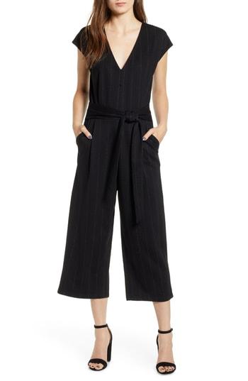 Women's Bishop + Young Stripe Jumpsuit - Black