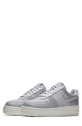 Women's Nike Air Force 1 Upstep Premium Platform Sneaker .5 M - Metallic