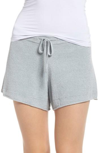 Women's Barefoot Dreams Cozychic Ultra Lite Lounge Shorts - Blue