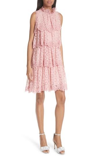 Women's Rebecca Taylor Sleeveless Pinwheel Dress - Pink