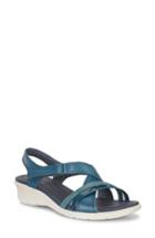 Women's Ecco 'felicia' Slingback Sandal -5.5us / 36eu - Blue