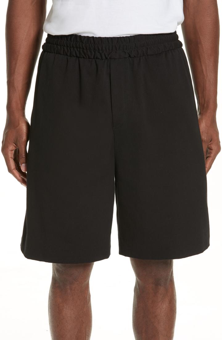 Men's Acne Studios Richard Twill Shorts Eu - Black