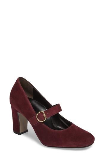 Women's Paul Green Nadia Mary Jane Pump .5us/ 3uk - Burgundy