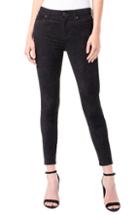 Women's Liverpool Abby Faux Suede Ankle Pants