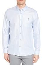 Men's Ted Baker London Linlitt Cotton & Linen Sport Shirt