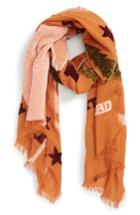 Women's Madewell New Mexico Map Chenille Scarf, Size - Yellow