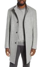 Men's Nordstrom Signature Camden Double Face Wool Blend Coat R - Grey
