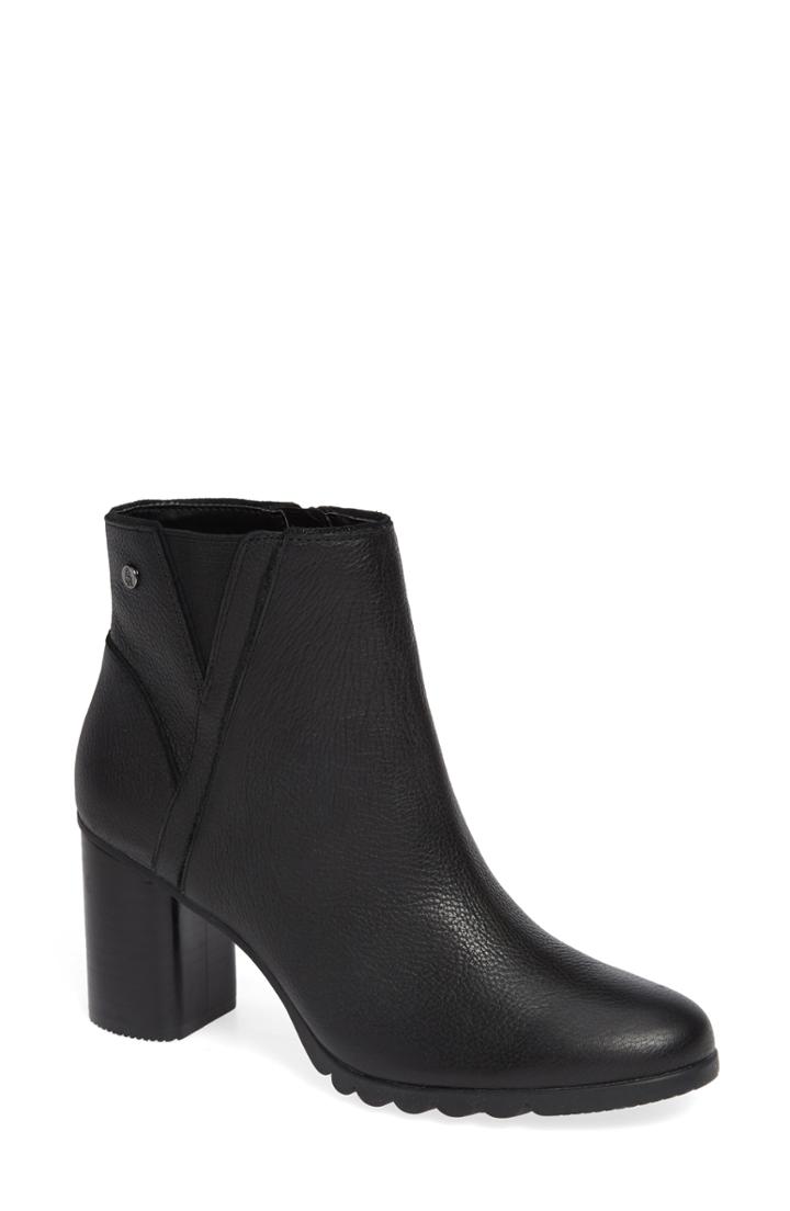 Women's Hush Puppies Spaniel Ankle Bootie M - Black