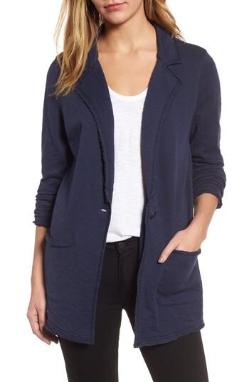 Women's Caslon Knit Boyfriend Blazer - Ivory