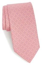 Men's Salvatore Ferragamo Salvia Floral Print Silk Tie, Size - Pink