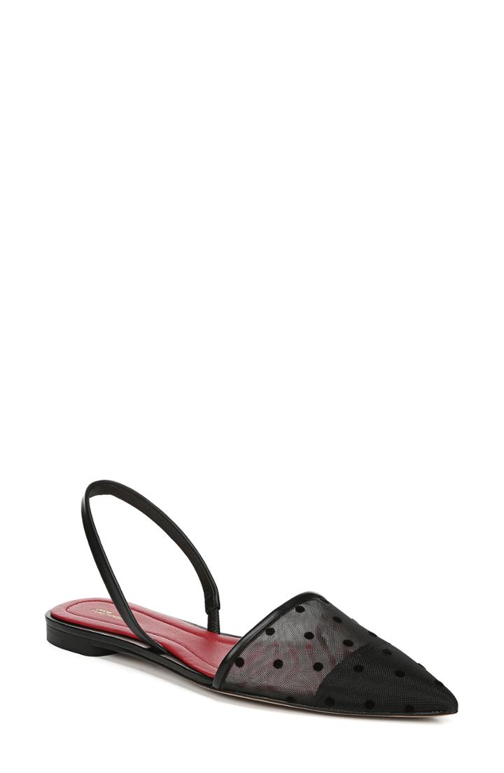 Women's Diane Von Furstenberg Koko Slingback Flat .5 M - Black