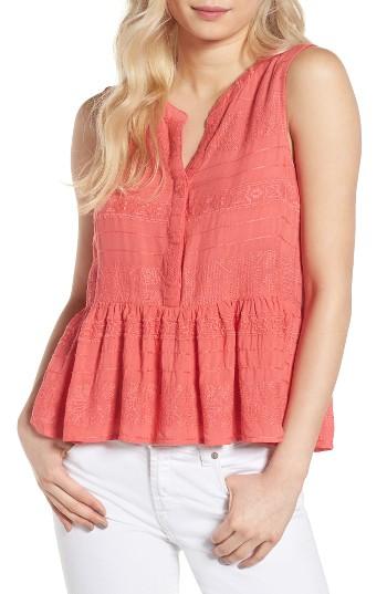 Women's Cupcakes And Cashmere Hughes Embroidered Tank