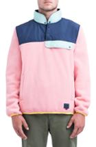Men's Herschel Supply Co. Fleece Pullover, Size - Pink