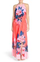 Women's Ted Baker London Orchid Wonderland Cover-up Maxi Dress - Beige