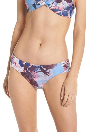 Women's Becca Orchid Bloom Bikini Bottoms - Purple