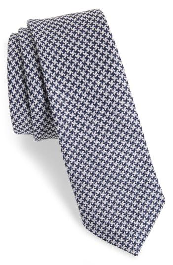 Men's 1901 Wyden Linen & Silk Tie, Size - Blue