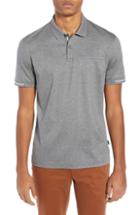 Men's Boss Parlay Fit Polo, Size Small - Grey