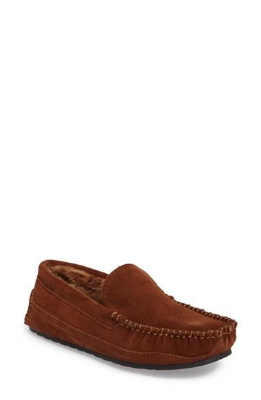 Men's Nordstrom Men's Shop Delaware Slipper M - Brown