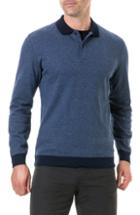 Men's Rodd & Gunn Holland Crescent Long Sleeve Fit Polo Shirt, Size Small - Blue