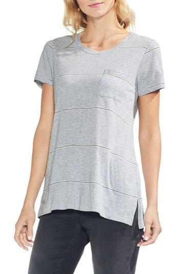 Women's Vince Camuto Stripe One-pocket Tee