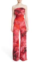 Women's Fuzzi Print Tulle Strapless Jumpsuit - Pink