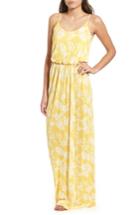 Women's Knit Maxi Dress - Yellow