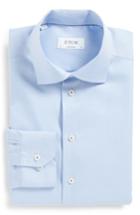 Men's Eton Contemporary Fit Solid Dress Shirt - - Blue
