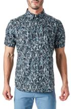 Men's 7 Diamonds Universal Sound Woven Shirt, Size - Blue/green