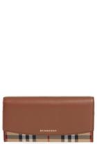 Women's Burberry 'porter - Horseferry Check' Continental Wallet -