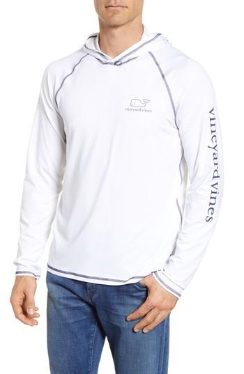 Men's Vineyard Vines Performance Hoodie - White