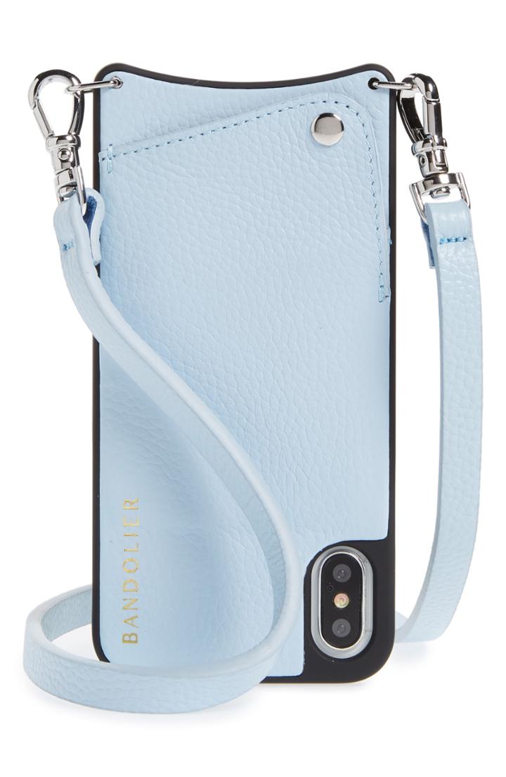 Bandolier Emma Iphone X/xs Crossbody Case - Blue