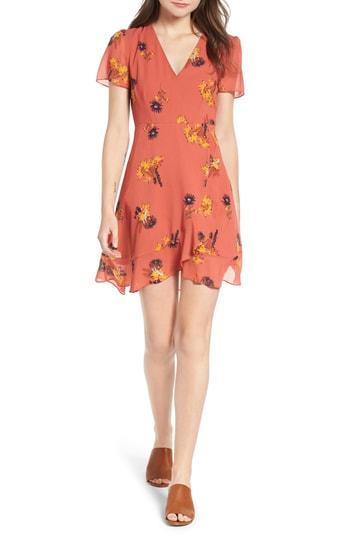 Women's Madewell Posy Cactus Flower Dress - Red