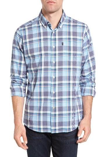 Men's Barbour Warren Tailored Fit Plaid Sport Shirt