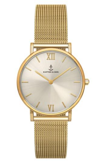 Women's Kapten & Son Joy Mesh Strap Watch, 32mm