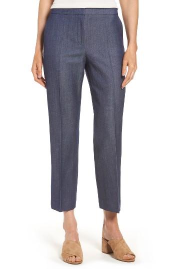 Women's Boss Allery Crop Trousers - Blue