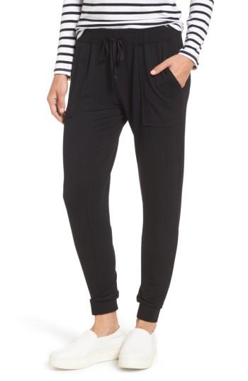 Women's Press French Terry Jogger Pants - Black