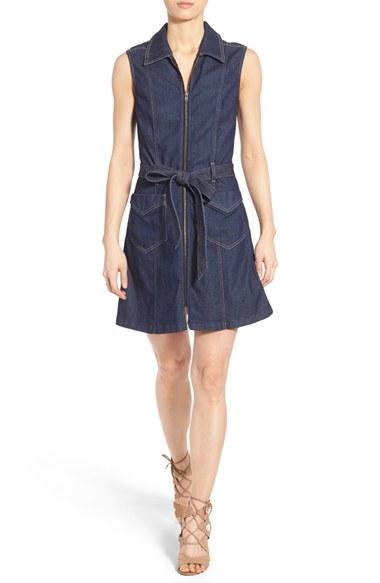 Women's 7 For All Mankind Sleeveless Denim Dress