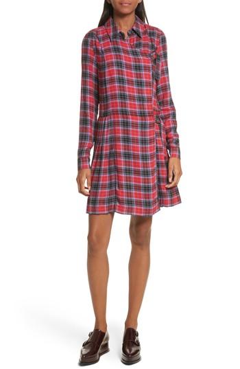 Women's Opening Ceremony Flannel Kilt Dress - Red