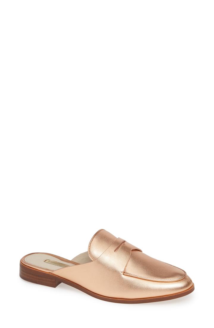 Women's Louise Et Cie Dugan Flat Loafer Mule .5 M - Pink