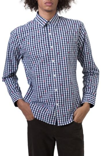 Men's 7 Diamonds Petrichor Woven Shirt - Blue