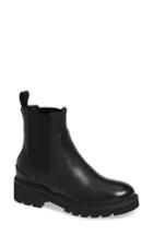 Women's Frye Allison Lugged Chelsea Bootie M - Black